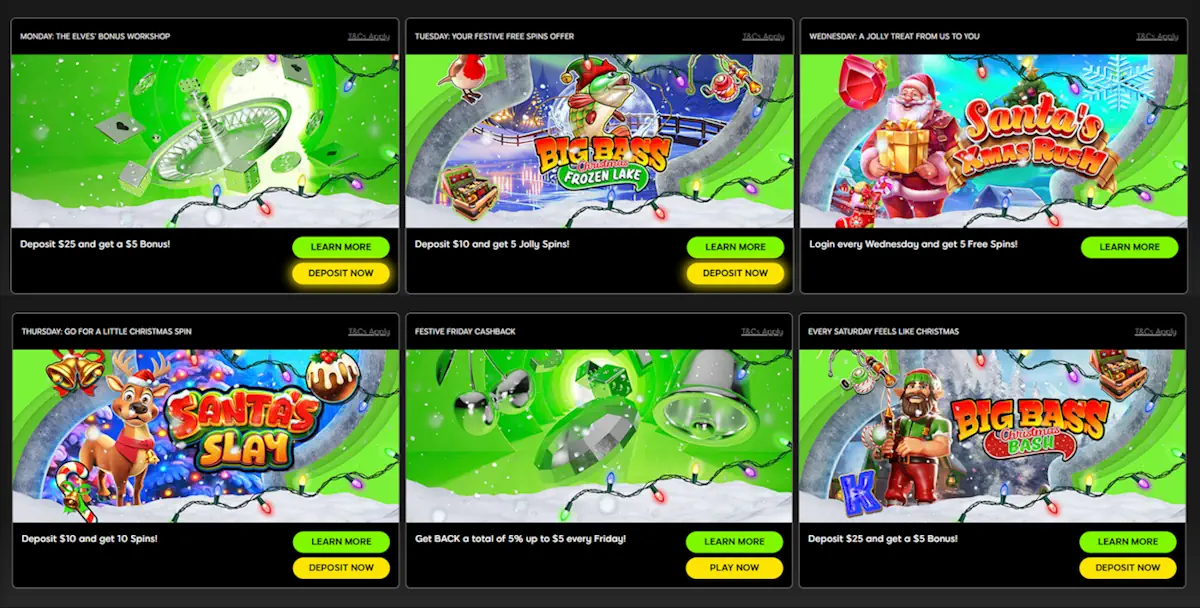 888 Casino Daily and weekly promotions Screenshot